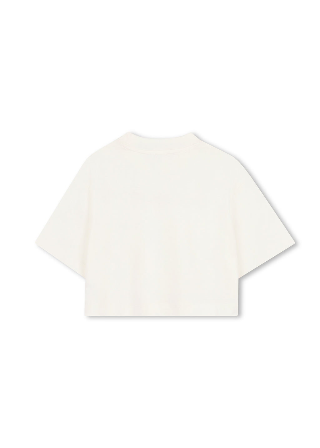 Michael Kors Kids T-Shirt Bianca con Logo Metallico Stampato