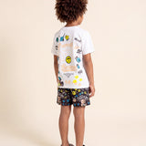 Barrow Kids Costume Short Nero Fantasia All-Over per Bambini