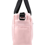 Moschino Kids Borsa Mamma Rosa con Stampa Bear con Fasciatoio (lato)