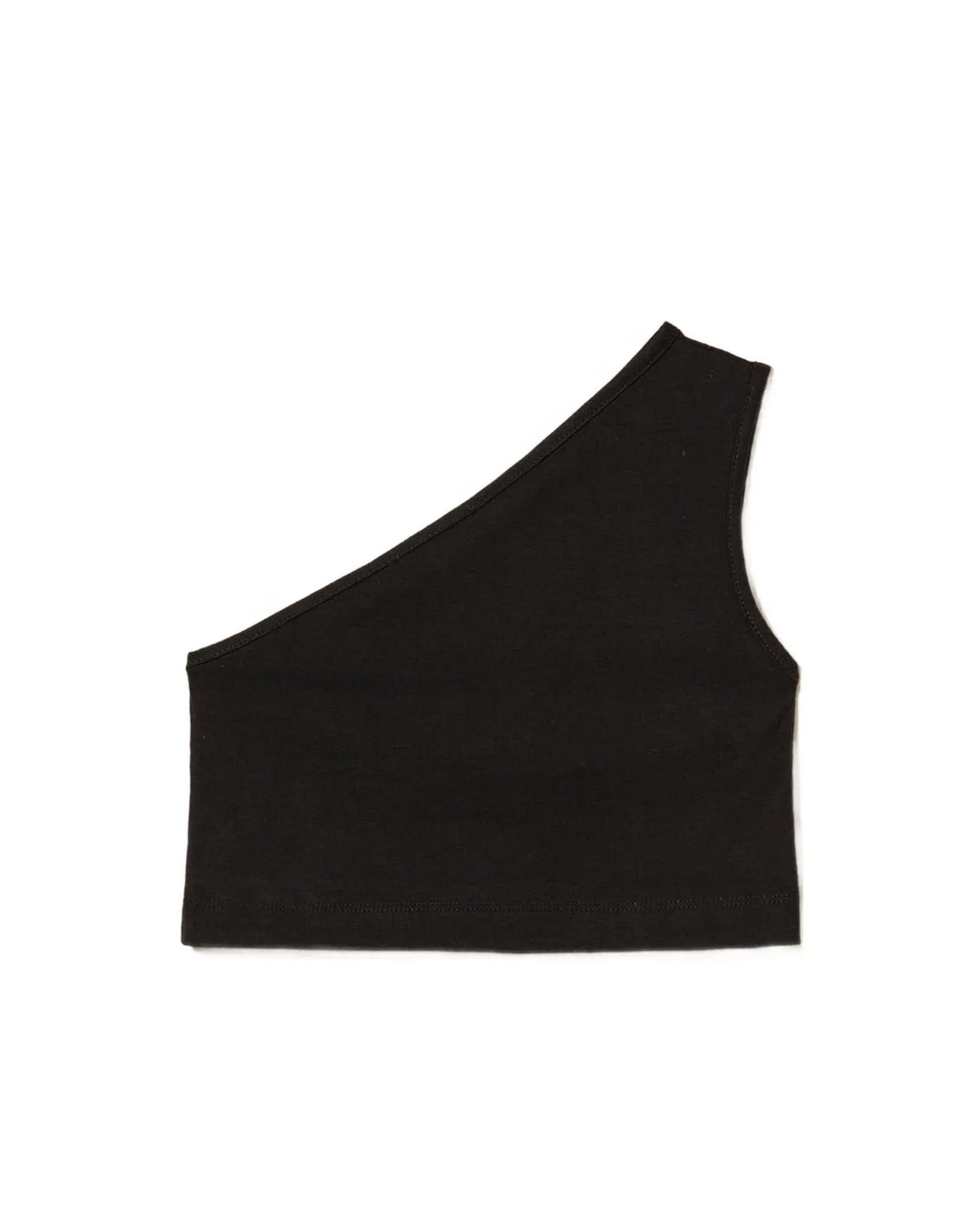 Twinset Kids Top Nero con Logo per Bambine