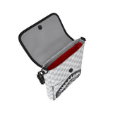 Sprayground Kids Borsa con Traccolla Bianca con Logo Shark per Bambini