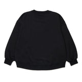 Diesel Kids Felpa Nero con Logo Oval-D per Bambine