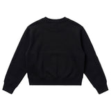 Elisabetta Franchi La Mia Bambina Felpa Nero con Logo per Neonate