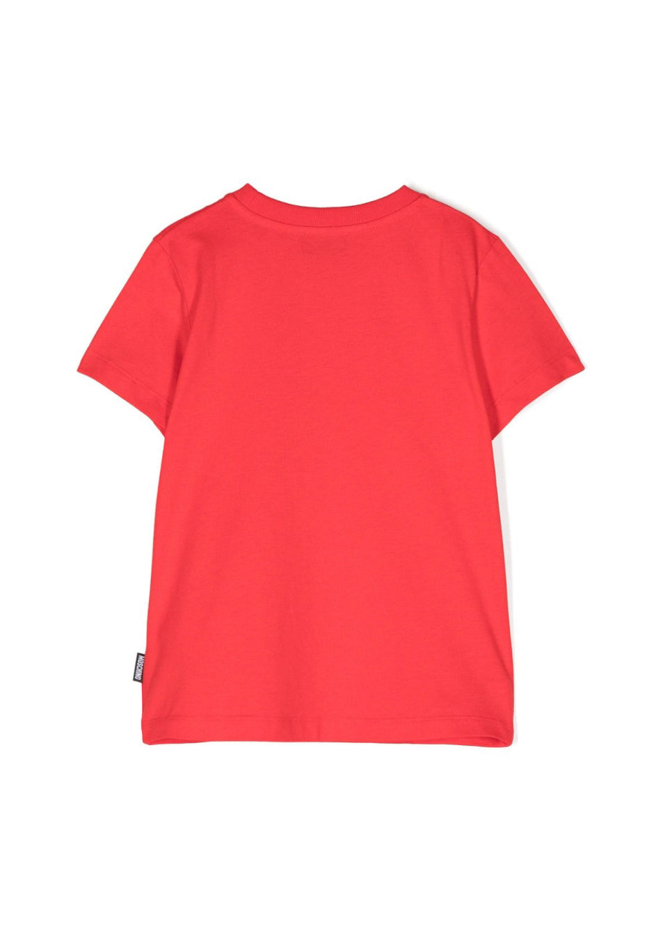 Moschino Kids T-shirt Rossa con Ricamo (retro)