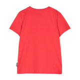 Moschino Kids T-shirt Rossa con Ricamo (retro)