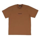 Dsquared2 Kids T-Shirt marrone con Stampa Logo per Bambini