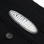 Dsquared2 Kids Short Nero con Logo Surf per Bambini