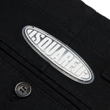 Dsquared2 Kids Short Nero con Logo Surf per Bambini