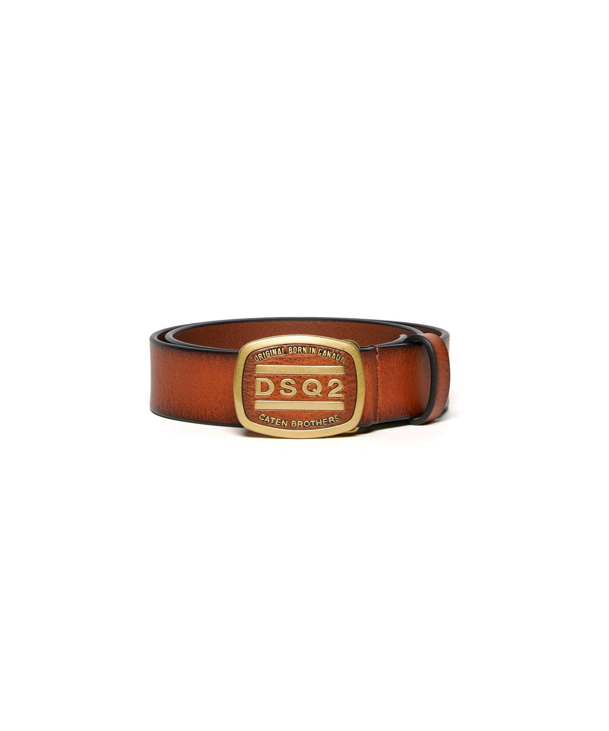 Dsquared2 Kids Cintura Cuoio con Fibbia DSQ2 1