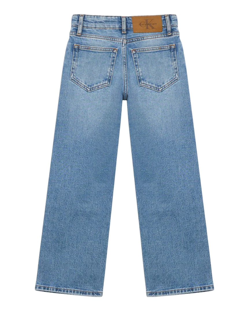 Calvin Klein Kids Pantalone in Denim per Bambini