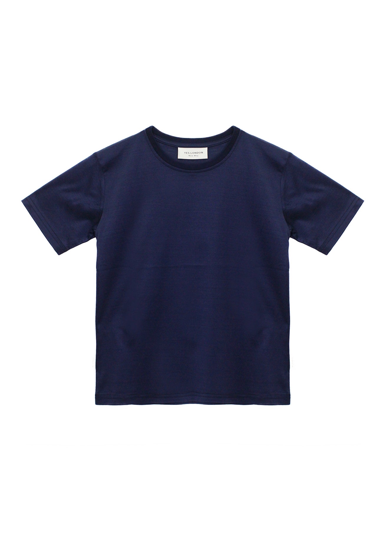 Yes London T-shirt Blu Filo di Scozia per Bambini (fronte)