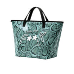 F**K Kids Maxi Borsa Mare Fantasia Azzurro per Bambine