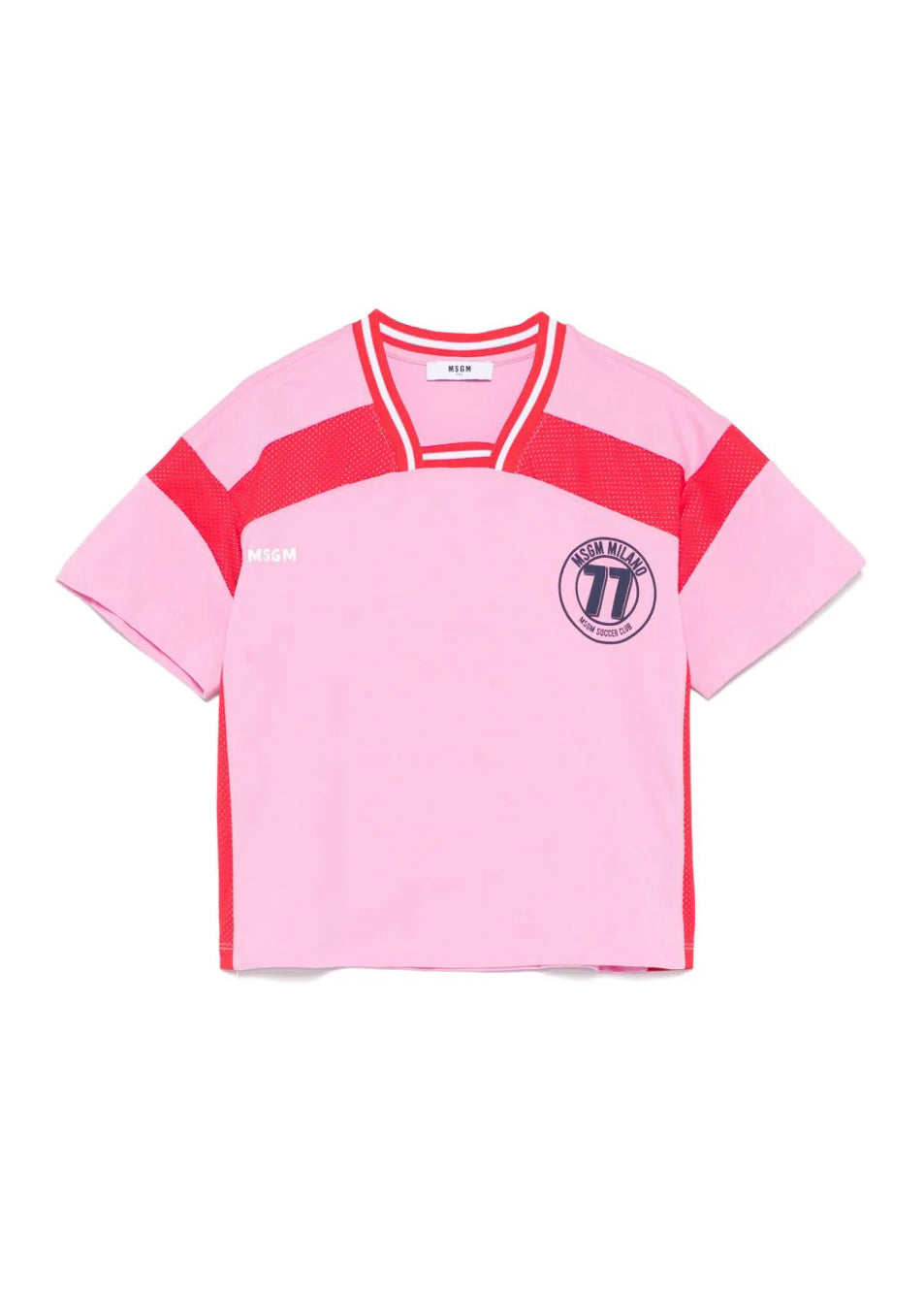 MSGM Kids T-shirt Rosa Sport Per Bambine