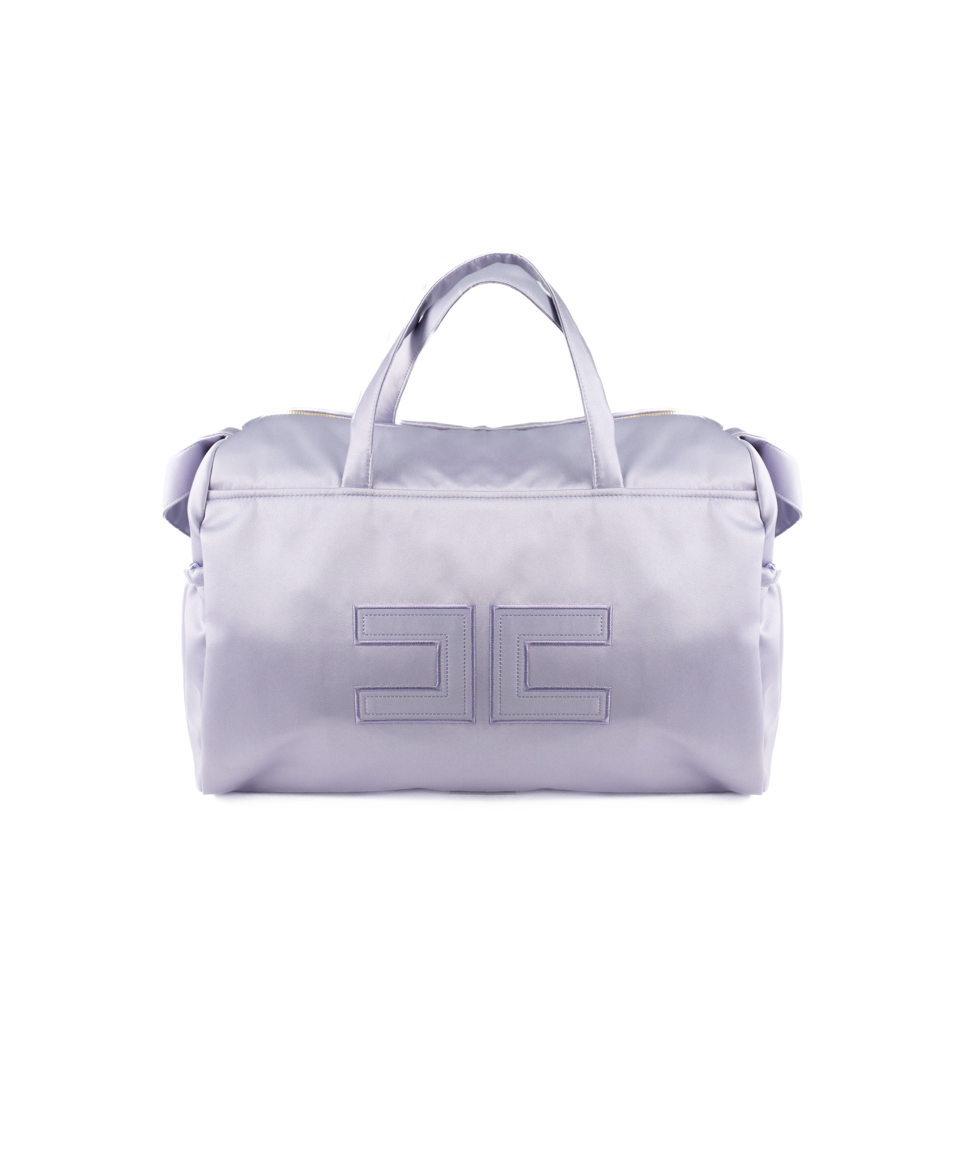 Elisabetta Franchi La Mia Bambina Borsa Mamma Lilla con Fasciatoio