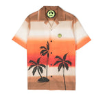 Barrow Kids Camicia Sabbia con Stampa Sunset per Bambini