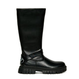 Diesel Kids Stivale Nero Lucido per Bambine