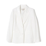 Twinset Kids Giacca Doppiopetto Bianca per Bambine