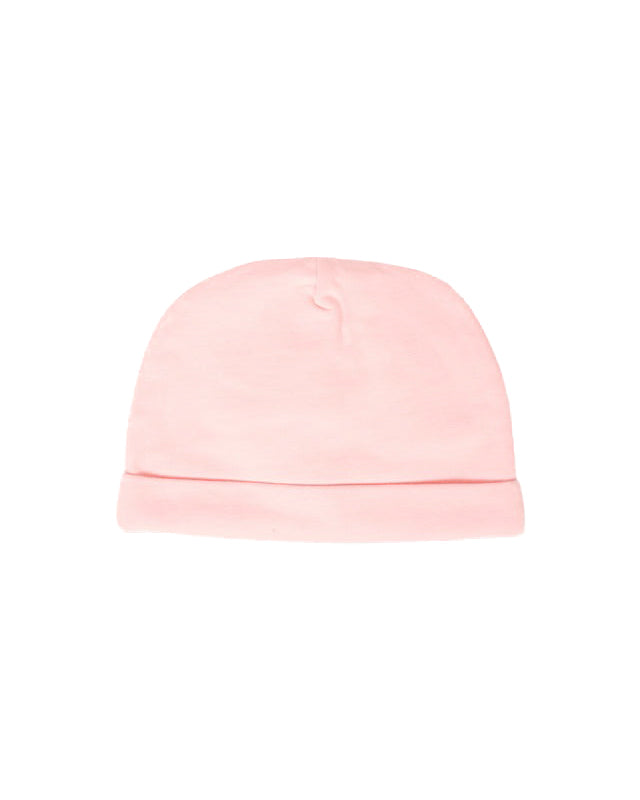 Moschino Kids Cappello Rosa con Logo per Neonate