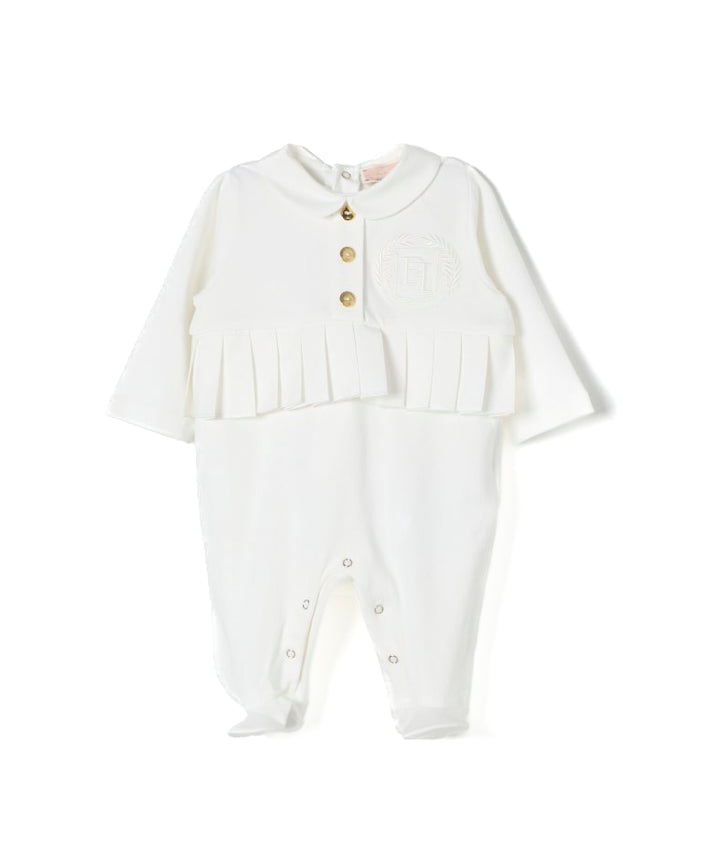 Elisabetta Franchi La Mia Bambina Completo Avorio per Neonate