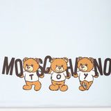 Moschino Kids Coperta Cielo con Logo Teddy Bear per Neonati (dettaglio)