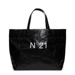 N°21 Kids Borsa Shopper con Logo Nera