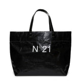 N°21 Kids Borsa Shopper con Logo Nera