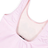 Moschino Kids Costume Monokini Rosa con Logo Teddy Bear per Neonate (dettaglio)