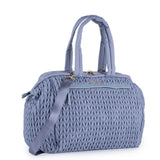 Love Bag Borsa Mamma Ovale Cielo Intrecciata