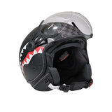 Sprayground Casco Grigio con Motivo Logo Laterale