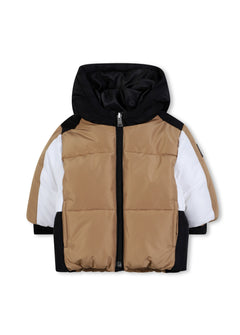 Boss Kids Giubbino Biscotto con Cappuccio per Neonati