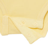 Lacoste Kids Body Giallo con Ricamo Logo per Neonati
