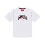 Sprayground Kids T-Shirt Bianco con Stampa Logo per Bambini