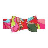 Emilio Pucci Kids Fascia Fantasia Fucsia e Multicolor per Neonate