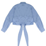 Vicolo Kids Camicia Celeste con Applicazioni per Bambine