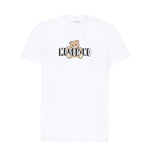 Moschino Kids T-Shirt Bianco con Teddy Bear per Bambini