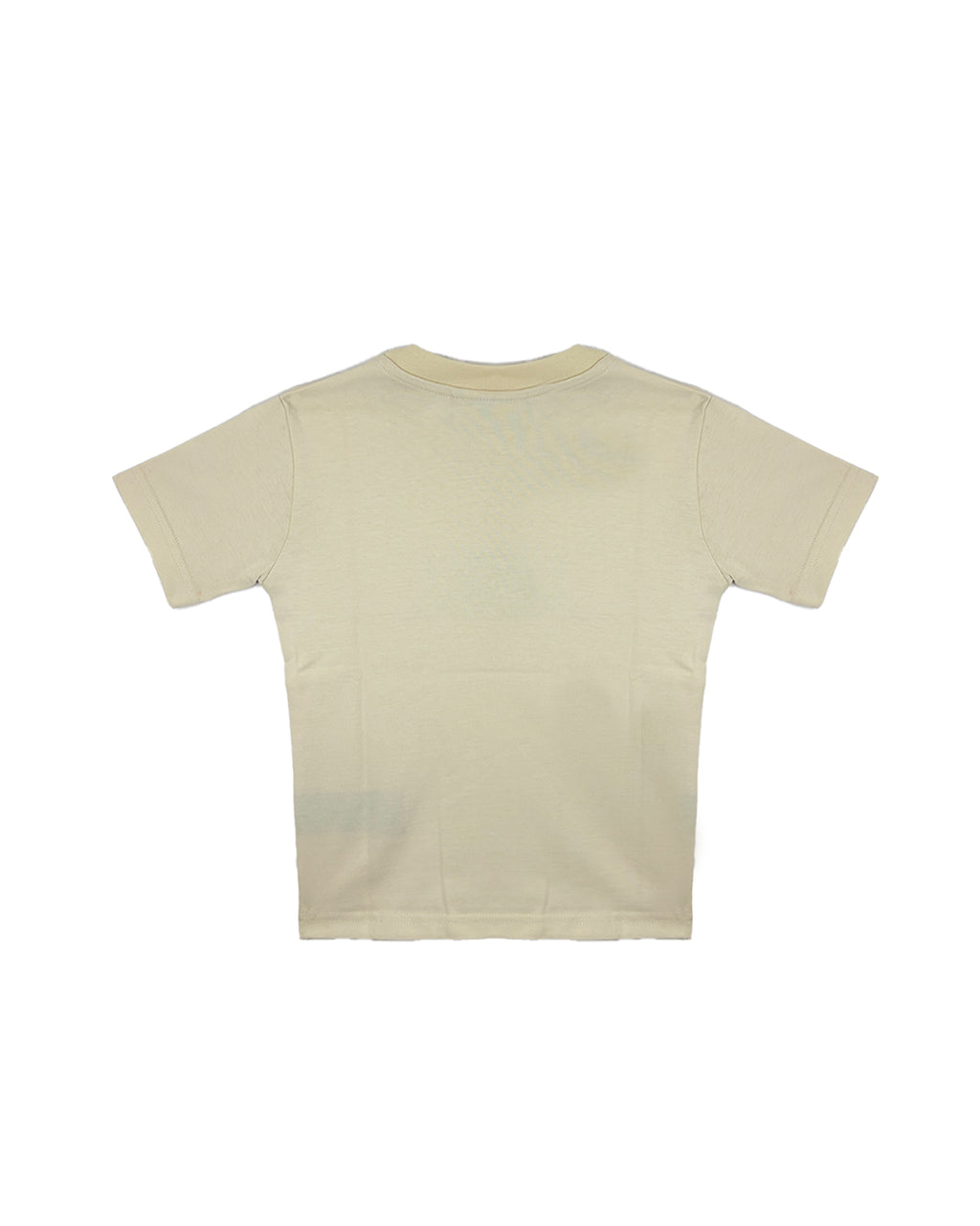 Yes London T-Shirt Bicolore con Striscia Centrale e Logo per Bambini