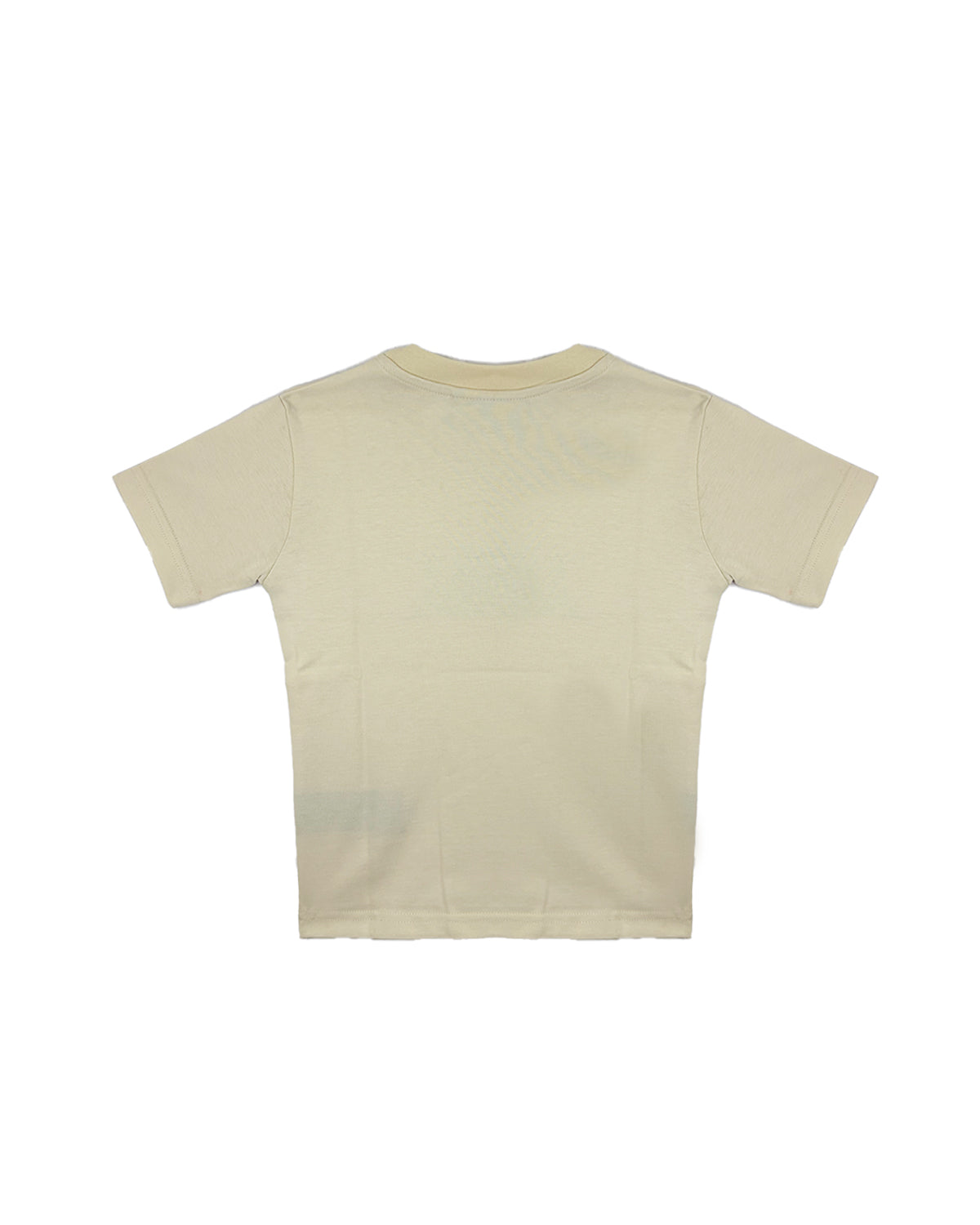 Yes London T-Shirt Bicolore con Striscia Centrale e Logo per Bambini