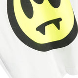 Barrow Kids T-shirt Bianco con Stampa Logo e Smile per Bambini