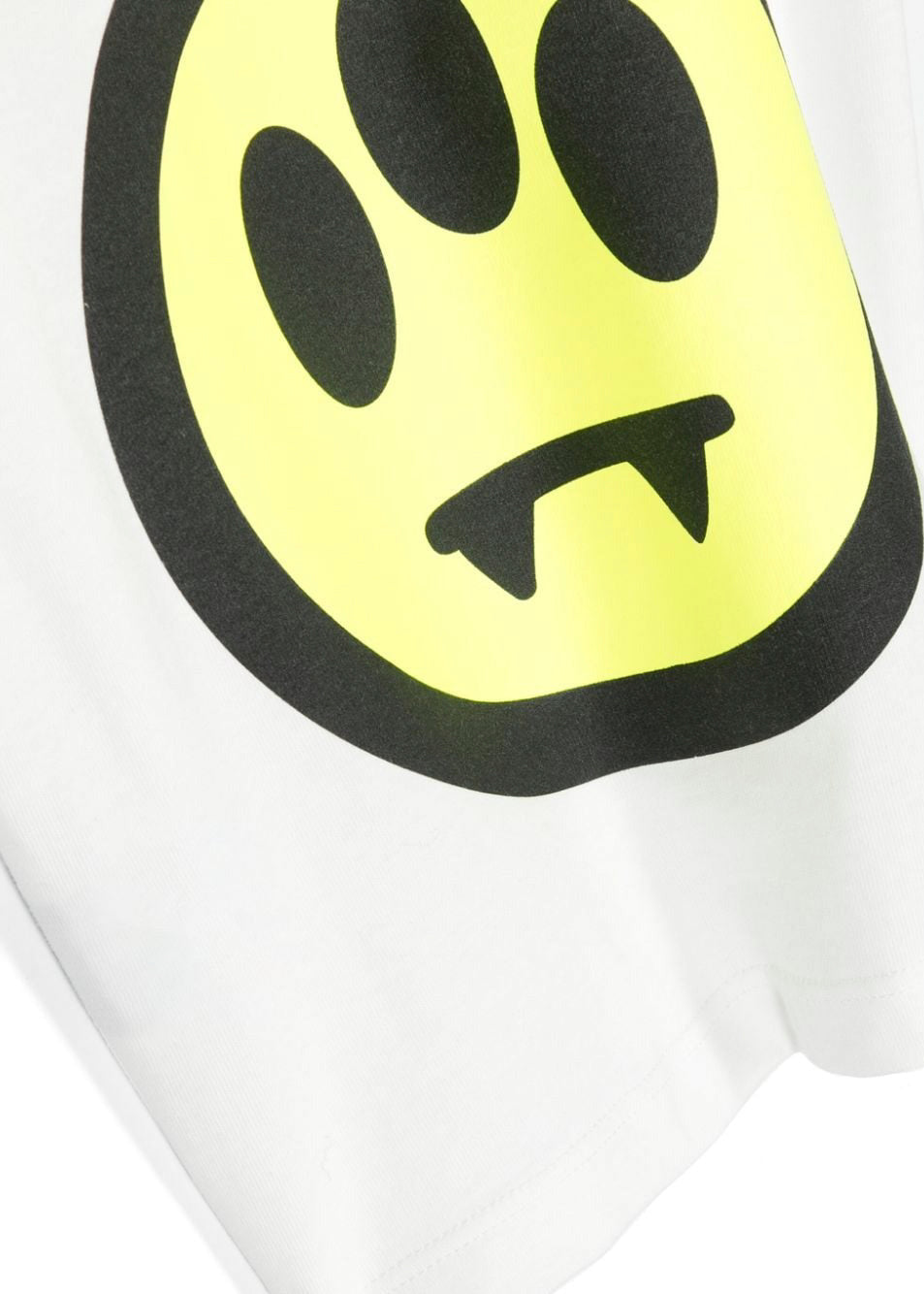 Barrow Kids T-shirt Bianco con Stampa Logo e Smile per Bambini