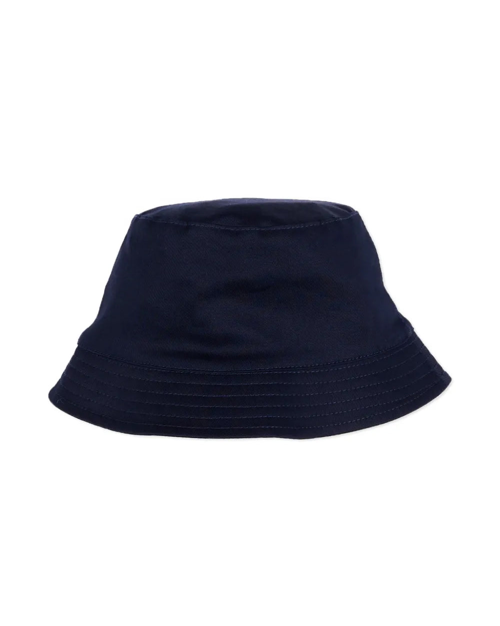 Moschino Kids Bucket Blu Navy con Logo Teddy Bear per Neonati