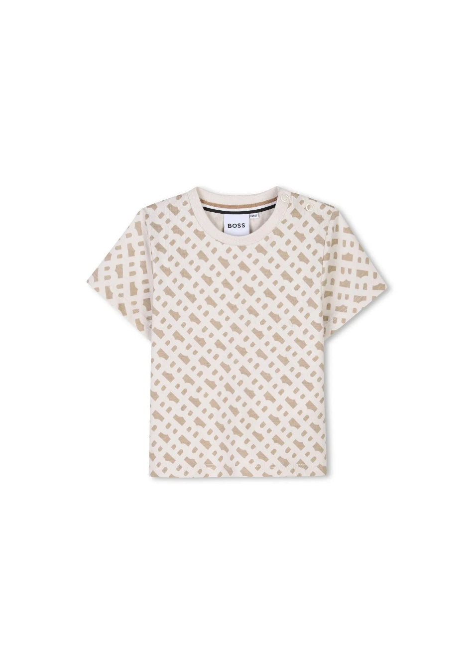 Boss Kids T-shirt Sabbia per Neonati