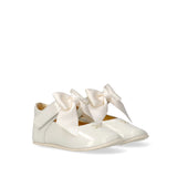 Elisabetta Franchi Ballerina Milk con Fiocco per Neonate