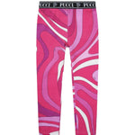 Emilio Pucci Kids Pantaloni Fantasia Rosa e Viola per Bambine
