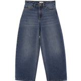 Pinko Kids Jeans Baggy Blue Denim per Bambine