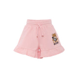 Moschino Kids Shorts Rosa con Stampa Toy per Bambine