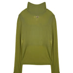 Twinset Kids Maglia Lupetto Verde con Logo per Bambine