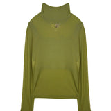 Twinset Kids Maglia Lupetto Verde con Logo per Bambine