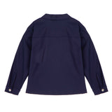 Yes London Kids Camicia Blu con Zip per Bambini