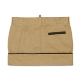 Dsquared2 Kids Gonna Beige con Tasche e Logo per Bambine