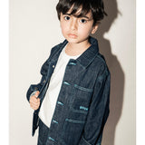 Msgm Kids Wash 0 Denim Jacket for Children